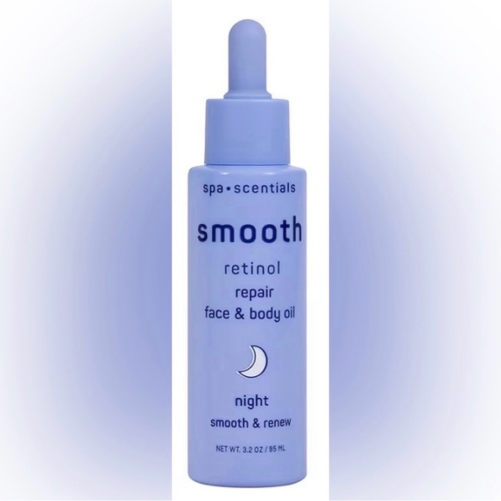 Spa Scentials Smooth Retinol Face & Body Oil Night Smooth & Renew Tested Once